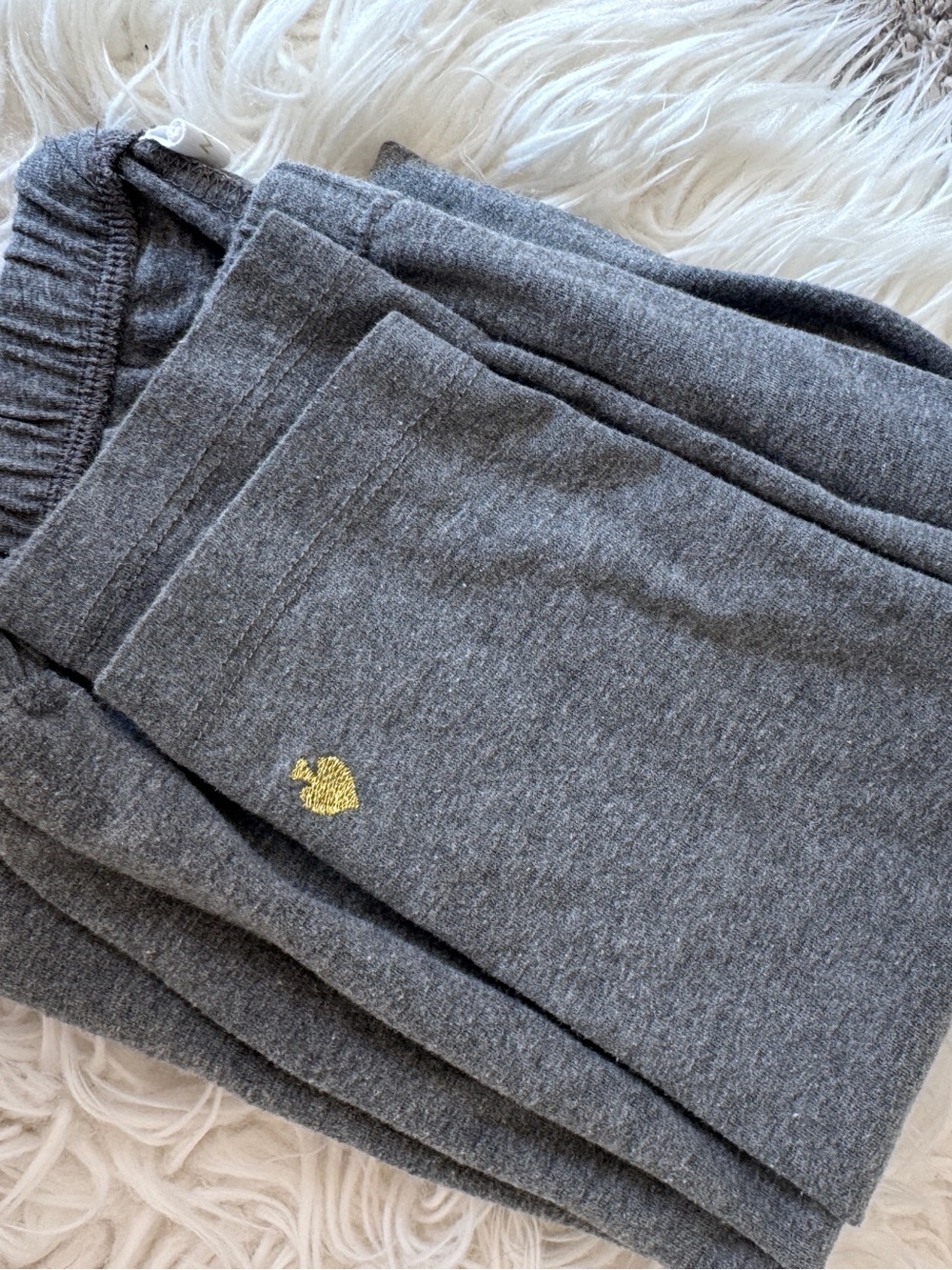 Kate Spade Heather Gray Logo Leggings Size M/L